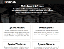 Tablet Screenshot of dynabic.com